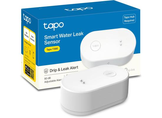 TP-Link Tapo T300 Smart Water Leak Detector, Requires Tapo Hub, Water Leak Sensor Wi-Fi with Rapid Dripping Detection, 90dB Adjustable Alarm, App Alerts, Compatible with Alexa and Google Home